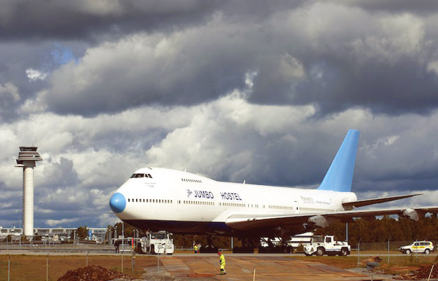 Боинг 747 трансформиран во хостел