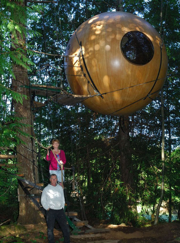 Изграден првиот мини-хотел на дрва во Ванкувер