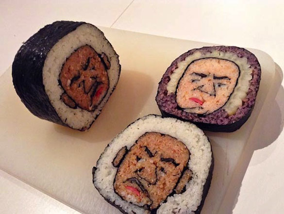Вистински ремек дела со суши