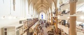 Црква трансформирана во модерна библиотека