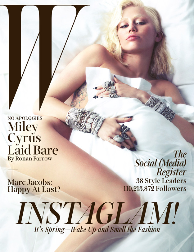 Мајли Сајрус со целосна трансформација за магазинот „W“