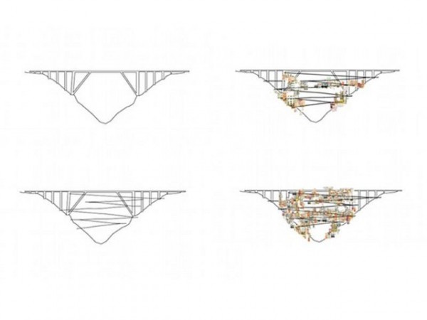 Концепт - град под мост