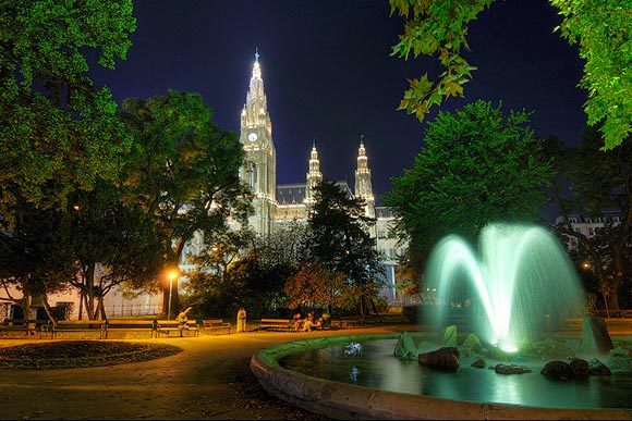 Виена навечер