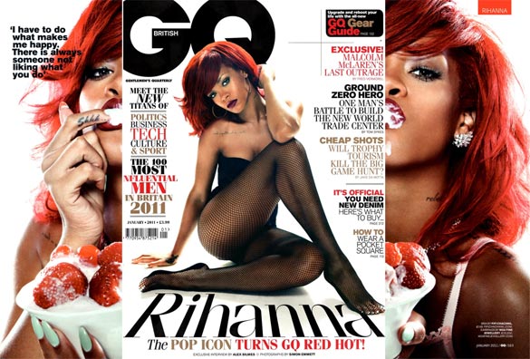Rihanna за британскиот GQ