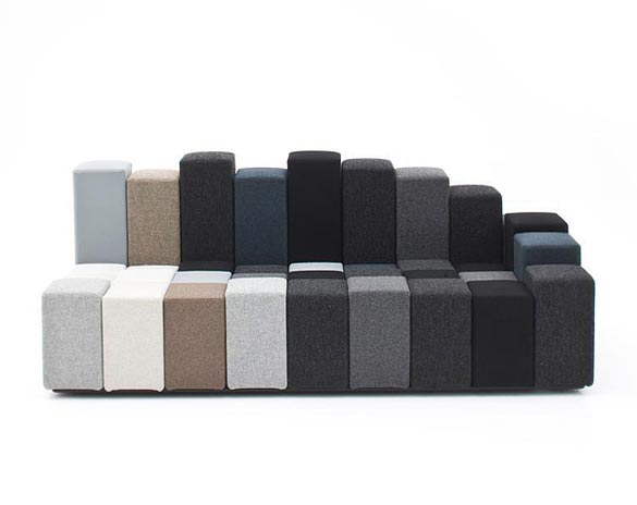 Модерна софа за динамичен ентериер