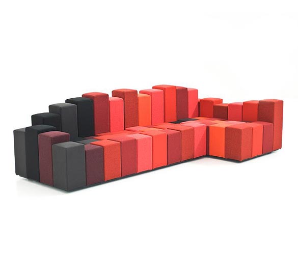 Модерна софа за динамичен ентериер