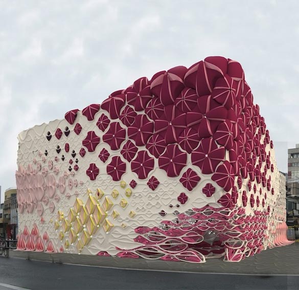 Јапонски ноќен клуб во форма на колач