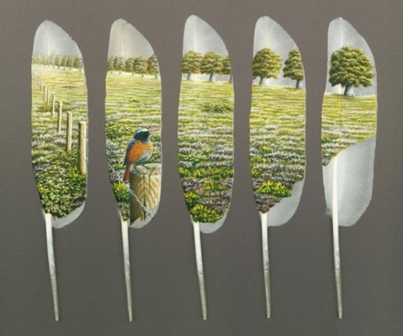 Прекрасна уметност на пердуви од лебед