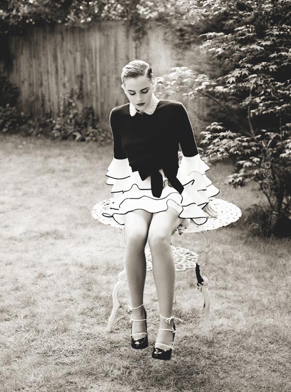 Младата Emma Watson за i-D Magazine