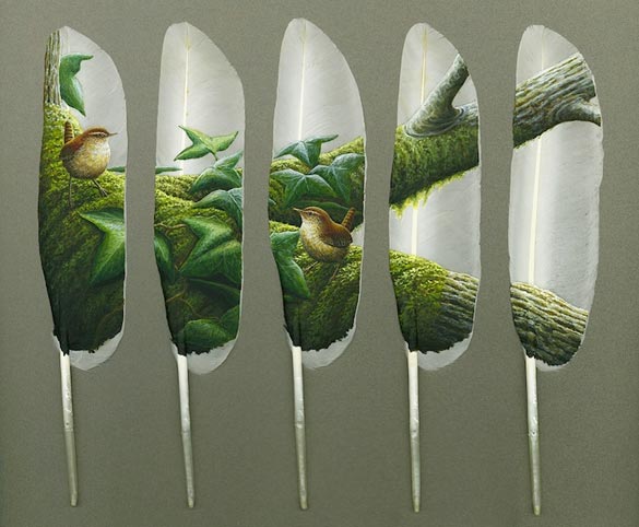 Прекрасна уметност на пердуви од лебед