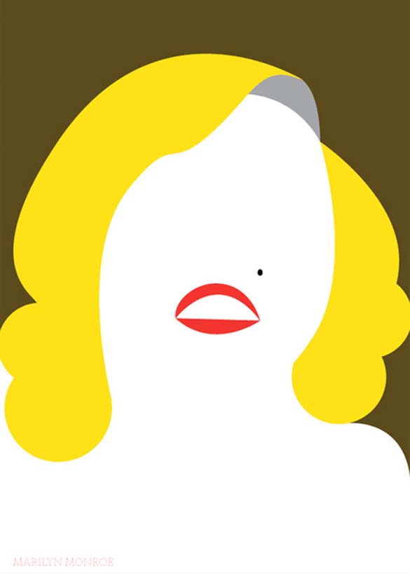 Минималистички портрети на познатите