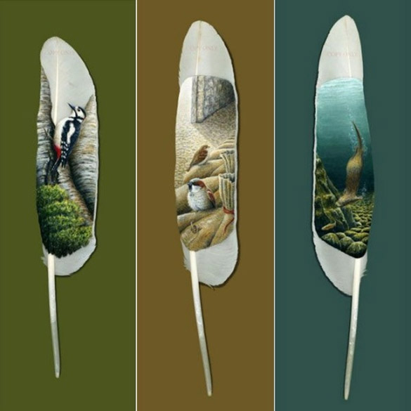 Прекрасна уметност на пердуви од лебед