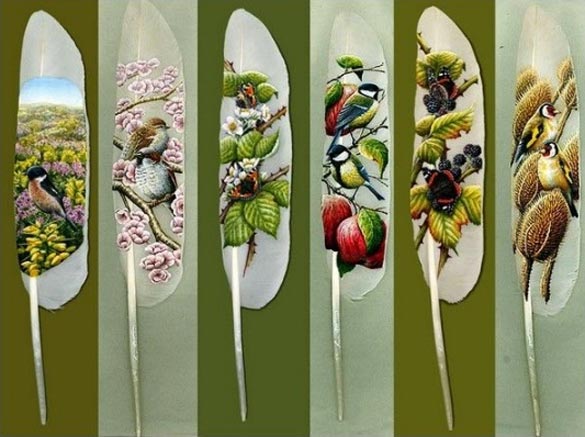 Прекрасна уметност на пердуви од лебед