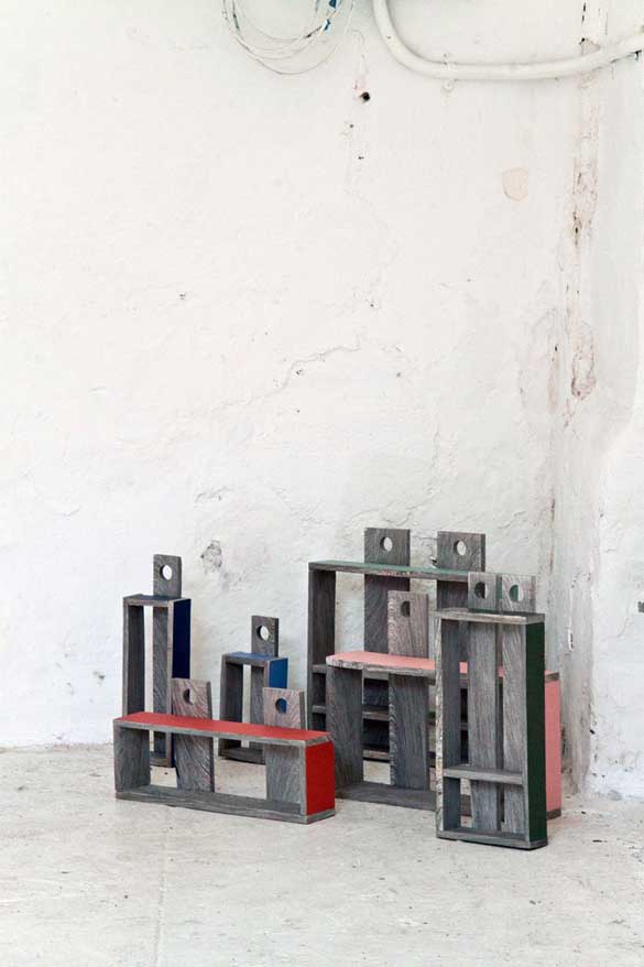 Мебел направен од рециклирани весници