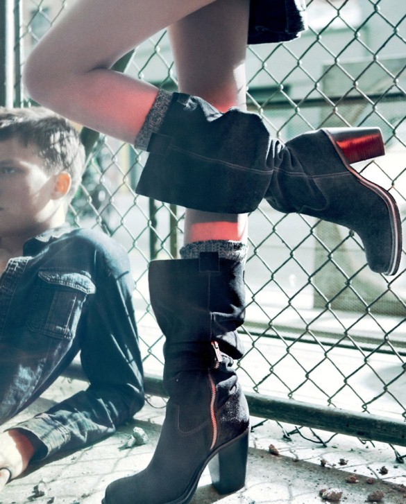 Ruby Aldridge, Malthe Lund Madsen и Yuri Pleskun за Calvin Klein