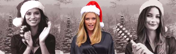 Ангелите на Victoria's Secret ви посакуваат среќни празници