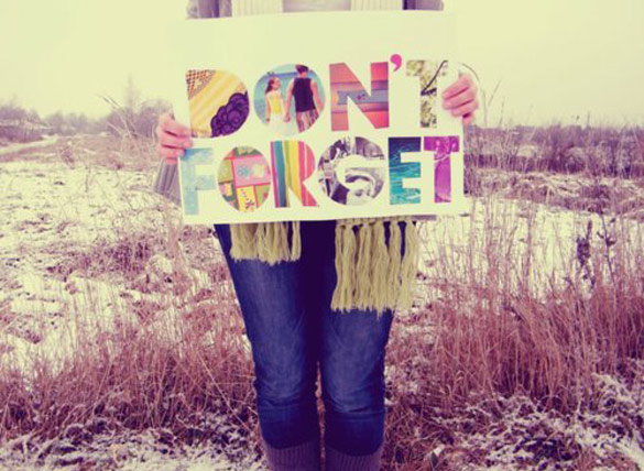 За луѓето кои забораваат...