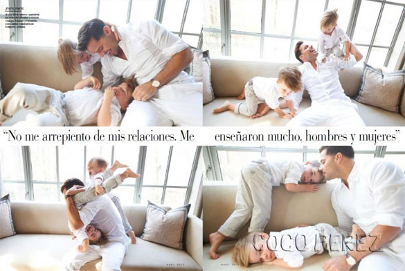 Рики Мартин и неговите златокоси близначиња