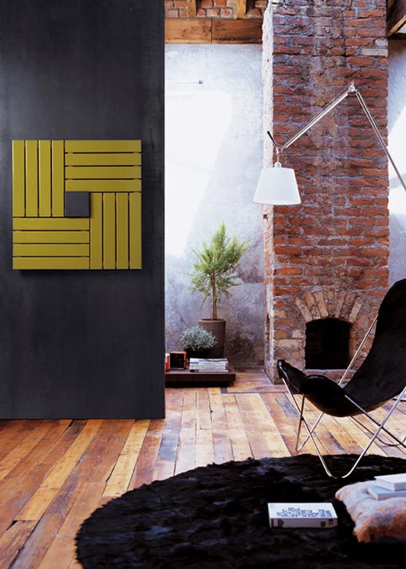 Радијаторот како украс во домот