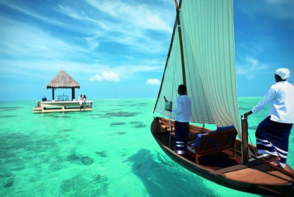 Taj Exotica, луксузен ресорт на Малдивите
