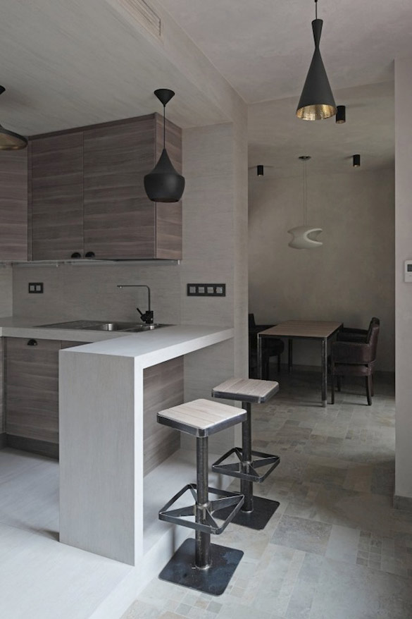 Апартман од дабово дрво во Москва