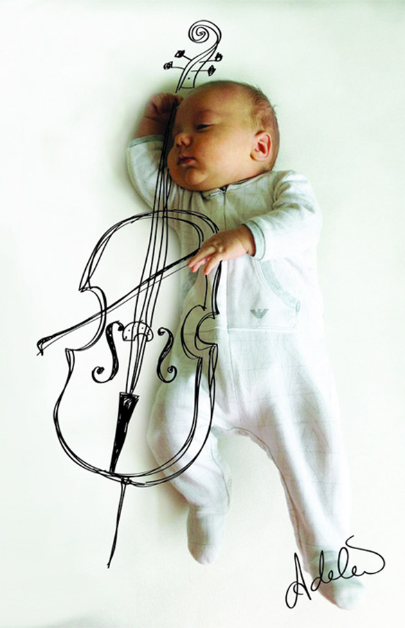 Креативната мајка и заспаното бебе