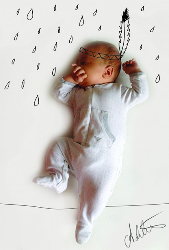 Креативната мајка и заспаното бебе