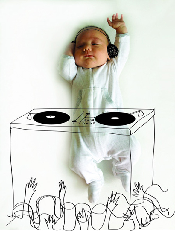 Креативната мајка и заспаното бебе