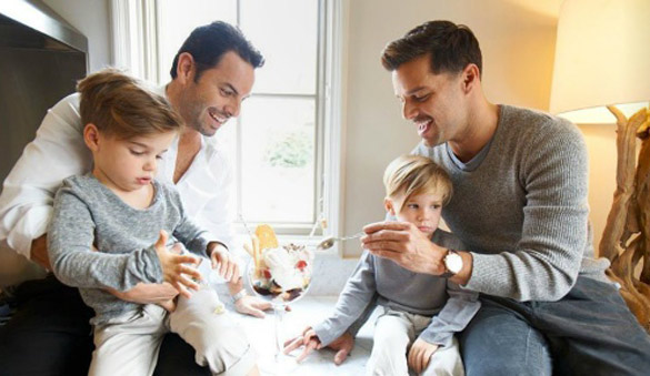 Рики Матин, неговиот љубовник и близначињата