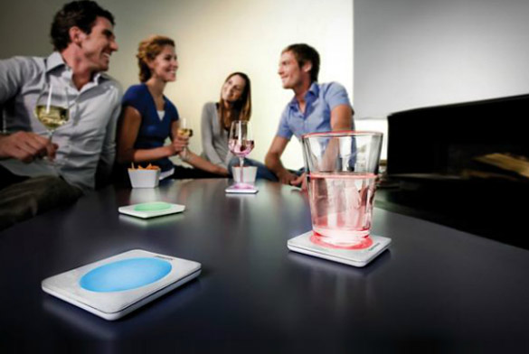 Светлечки подметнувачи за чаши