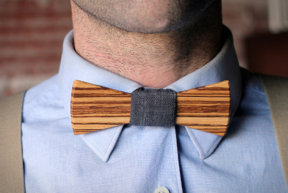 Дрвени лептир машни