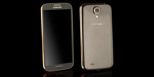 Позлатен Samsung Galaxy S4