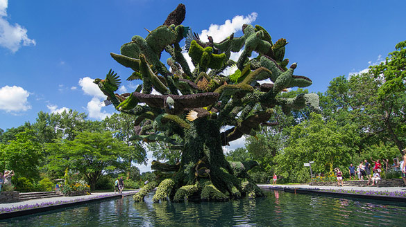 Импозантни скулптури од растенија во Монтреал