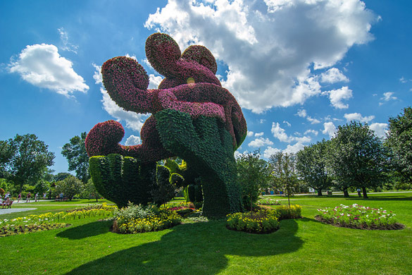 Импозантни скулптури од растенија во Монтреал