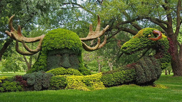 Импозантни скулптури од растенија во Монтреал