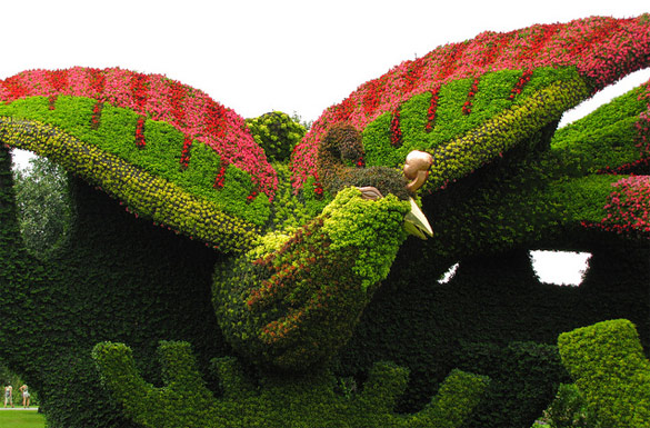 Импозантни скулптури од растенија во Монтреал