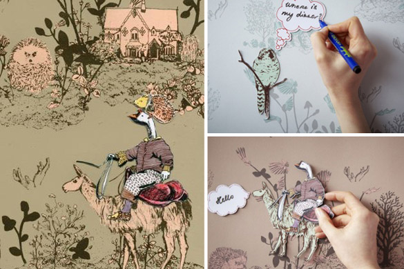 Магични тапети за собата на вашето дете