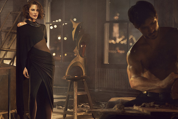 Прекрасни црни тоалети со потписот на Дона Каран, есен-зима 2013/14 (3)